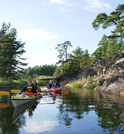 Guidad kajaktur i Oxelösund